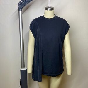 3.1 Phillip Lim Black Tank / Tee Top - Size M